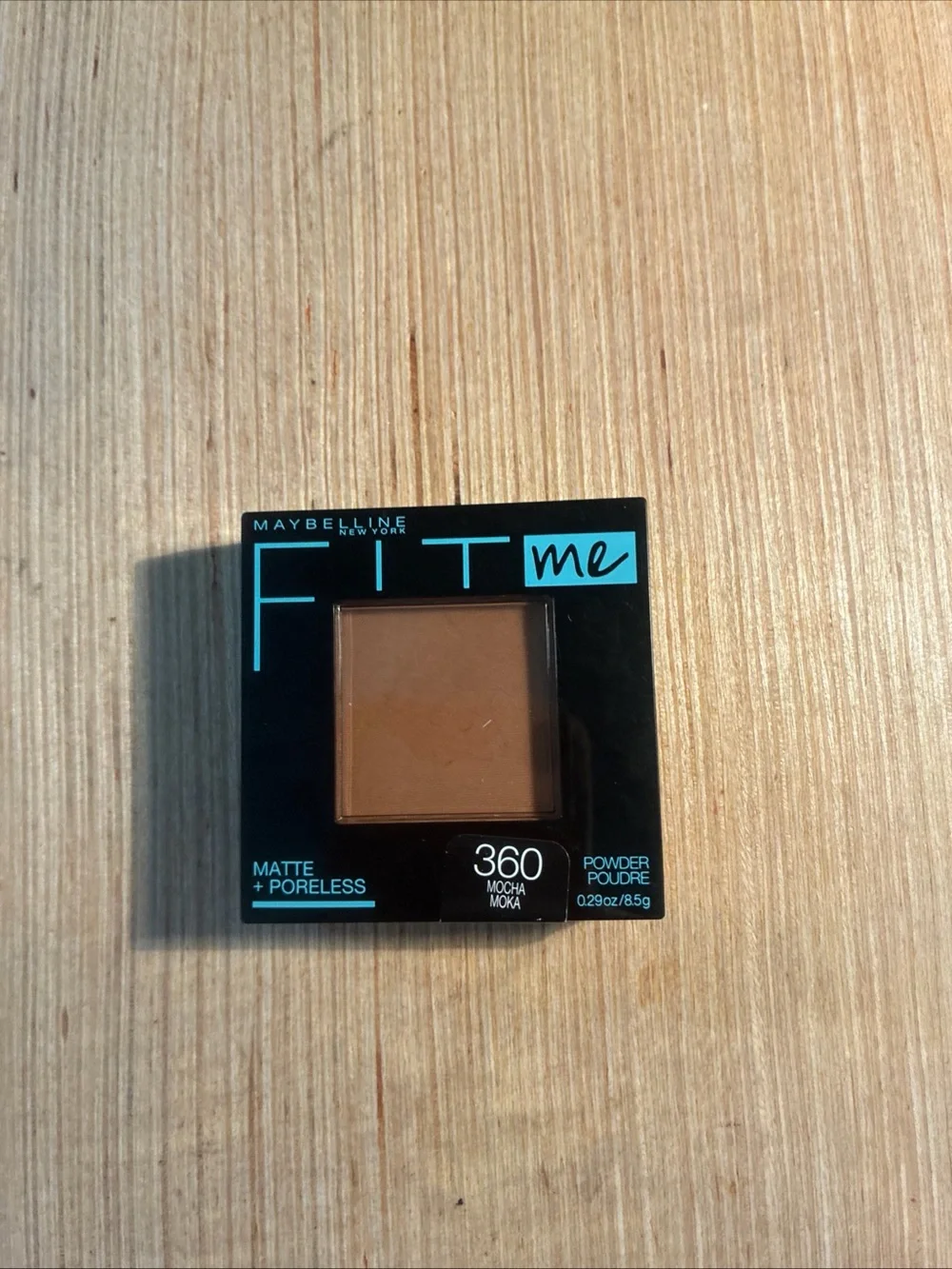 Maybelline Fit Me Matte + Poreless Pressed Powder - 360 Mocha Brown QTY 2